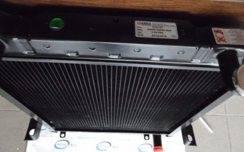 Радиатор основной на Isuzu NLR85, ERKA